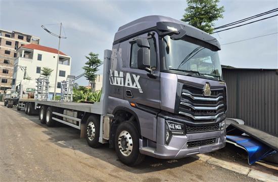 Xe nâng đầu chở máy HOWO - Tải 15.5 tấn